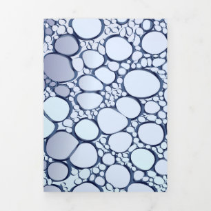 Abstract digitaal werk 6 drieluik wenskaart