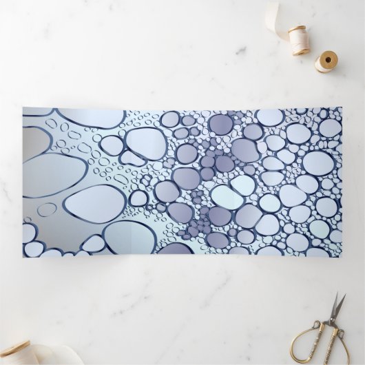 Abstract digitaal werk 6 drieluik wenskaart (Binnen)