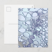 Abstract digitaal werk 6 feestdagenkaart (Voorkant / Achterkant)