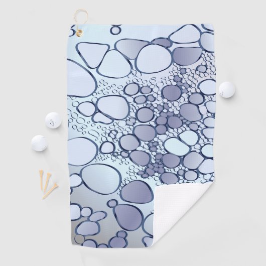 Abstract digitaal werk 6 golfhanddoek (Insitu)