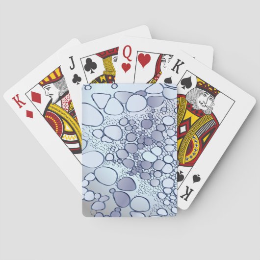Abstract digitaal werk 6 pokerkaarten (Achterkant)