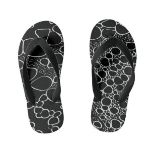 Abstract digitaal werk 7 kinder teenslippers