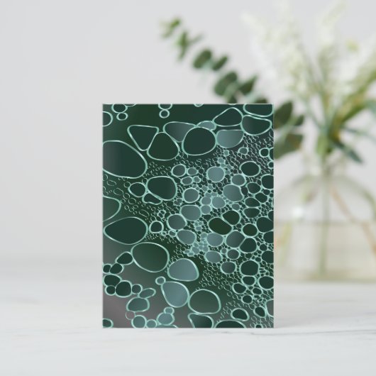 Abstract digitaal werk 9 feestdagenkaart (Staand voorkant)