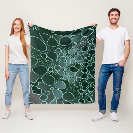 Abstract digitaal werk 9 fleece deken (In situ)