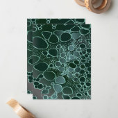 Abstract digitaal werk 9 notitiekaartje (Voorkant / Achterkant in situ)