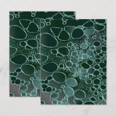 Abstract digitaal werk 9 notitiekaartje (Voorkant / Achterkant)