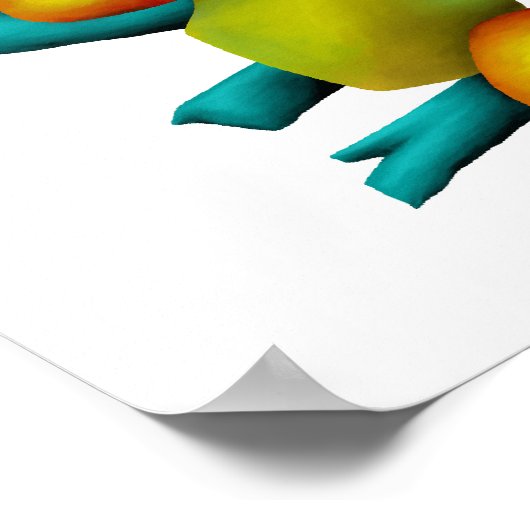 Abstract ding poster (Hoek)