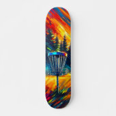 Abstract Disc Golf Art Persoonlijk Skateboard (Voorkant)