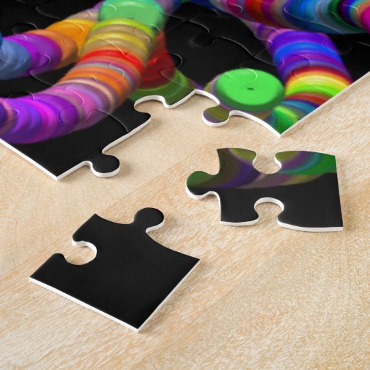 Abstract DNA Legpuzzel (Zijkant)