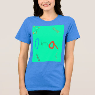 Abstract DNA-ontwerp Geweldig voor wetenschapslera Tri-Blend Shirt
