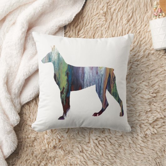Abstract Doberman silhouette Kussen (Deken)