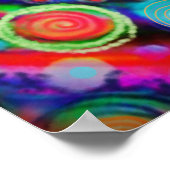 Abstract doe vandaag nog iets quote inspiratie poster (Hoek)