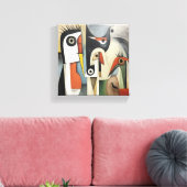 Abstract doek canvas afdruk (Insitu (Woonkamer))