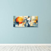 Abstract doek canvas afdruk (Insitu (Houten vloer))