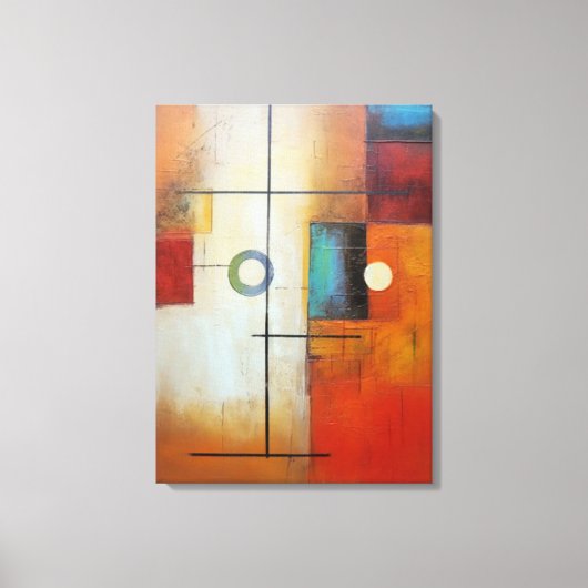 Abstract doek canvas afdruk (Voorkant)