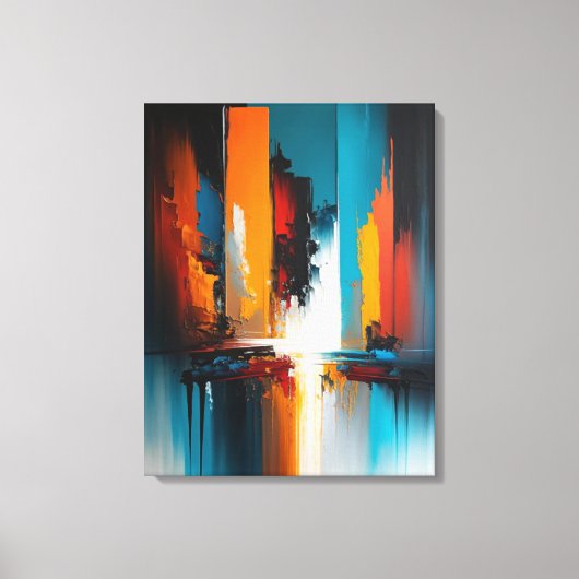 Abstract doek canvas afdruk (Voorkant)