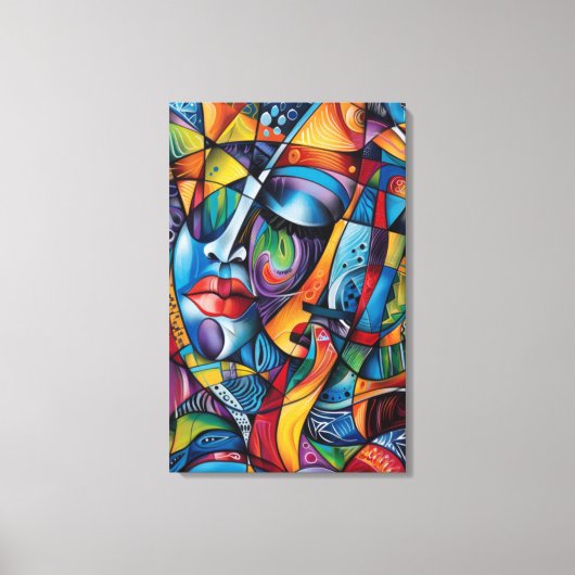 Abstract doek canvas afdruk (Voorkant)