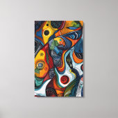 Abstract doek canvas afdruk (Voorkant)