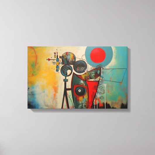 Abstract doek canvas afdruk (Voorkant)