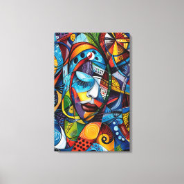 Abstract doek canvas afdruk