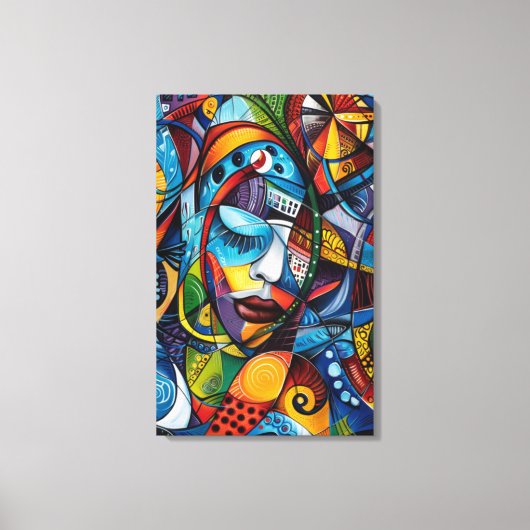Abstract doek canvas afdruk (Voorkant)