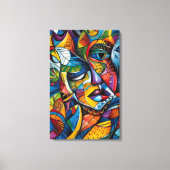 Abstract doek canvas afdruk (Voorkant)