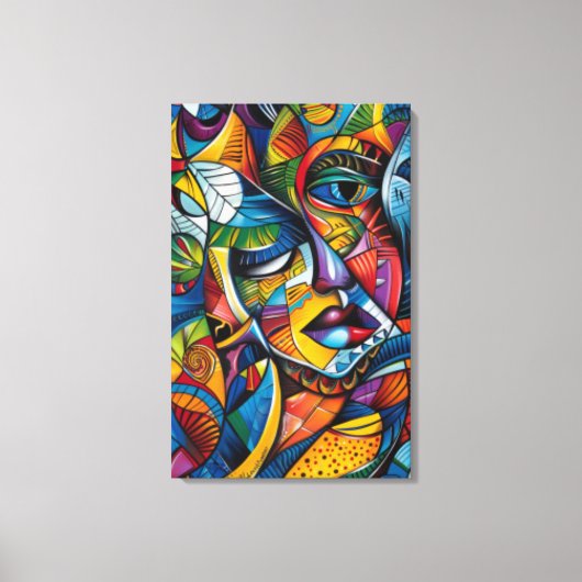 Abstract doek canvas afdruk (Voorkant)