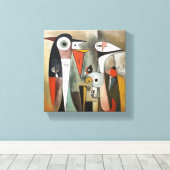 Abstract doek canvas afdruk (Insitu (Houten vloer))