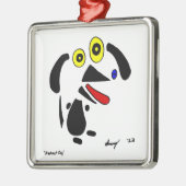 Abstract Dog Ornament (Links)