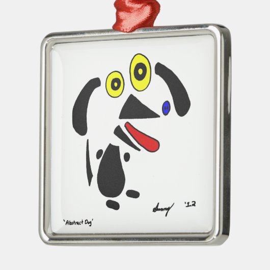 Abstract Dog Ornament (Links)