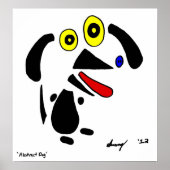 Abstract Dog Poster (Voorkant)