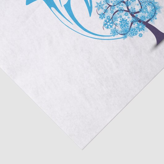 Abstract Dolphin Tissue Paper Tissuepapier (Detail)