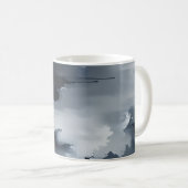 Abstract Donker Koffiemok (Voorkant rechts)