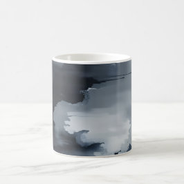 Abstract Donker Koffiemok