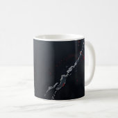 Abstract Donker Koffiemok (Voorkant rechts)