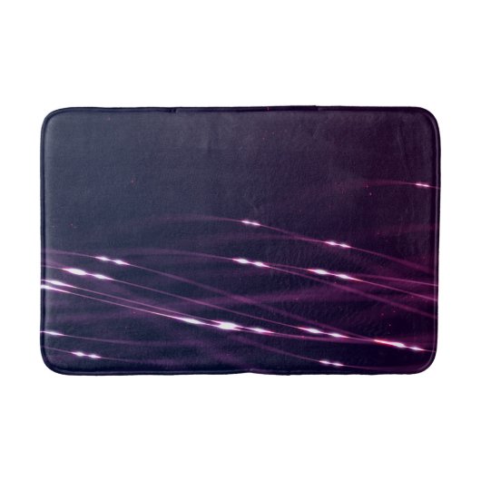 Abstract donker Paars Badmat (Voorkant)