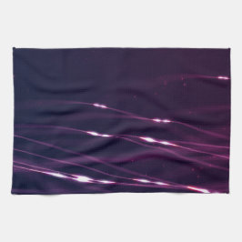 Abstract donker Paars Theedoek