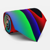 Abstract donker stropdas (Opgerold)