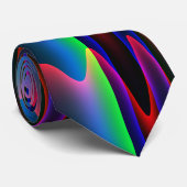 Abstract donker stropdas (Opgerold)