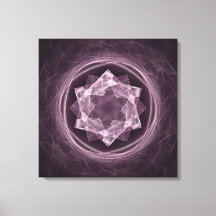 Abstract donkergrijs-paarse fractal
