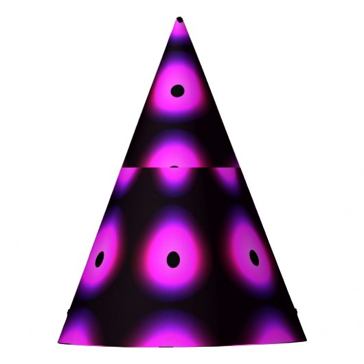 Abstract donkerroze: gloeiend naadloos feesthoedjes (Voorkant)