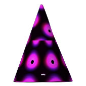 Abstract donkerroze: gloeiend naadloos feesthoedjes (Rechts)