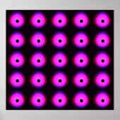 Abstract donkerroze: gloeiend naadloos poster (Voorkant)