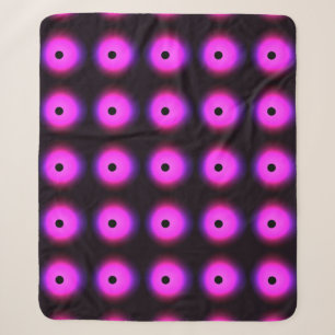 Abstract donkerroze: gloeiend naadloos sherpa deken