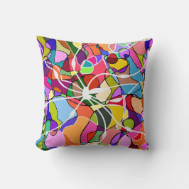 Abstract Doodle Design Sierkussen