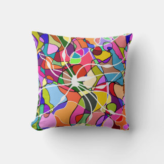 Abstract Doodle Design Sierkussen