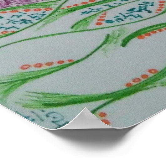 Abstract Doodle Poster (Hoek)