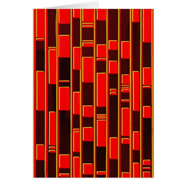 Abstract door Afrikaanse textiel geïnspireerd (Voorkant)