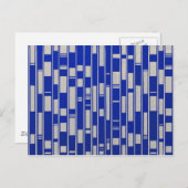 Abstract door Afrikaanse textiel geïnspireerd - V2 Briefkaart (Voorkant / Achterkant)