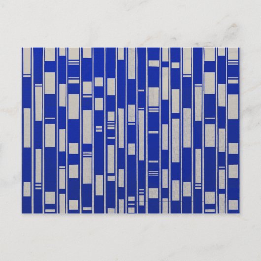 Abstract door Afrikaanse textiel geïnspireerd - V2 Briefkaart (Voorkant)